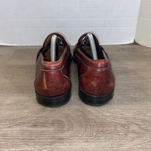 Allen Edmonds Penny Loafers Danbury Dress Shoes Oxblood Burgundy Mens 10.5 D - Picture 3 of 8